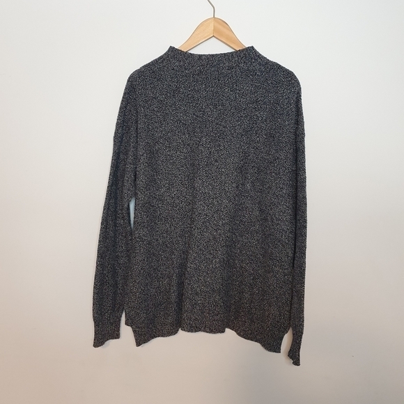 Halogen Mock Neck Knit Sweater with Pocket Size L - Picture 5 of 8